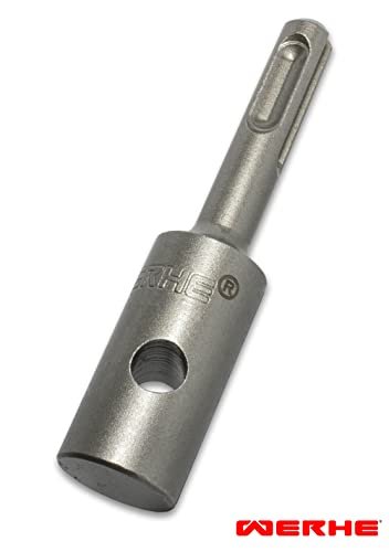 WERHE Doppelwendel Erdbohrer Ø120mm 80cm – Pfahlbohrer mit SDS Plus Adapter – Robust & Präzise - Image 3