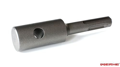 WERHE Erdbohrer-Set Ø40mm, 80cm lang mit SDS Plus Adapter – Mit normaler SDS Plus Bohrmaschine nutzbar, ideal für Zaunbau und Garten - Image 7