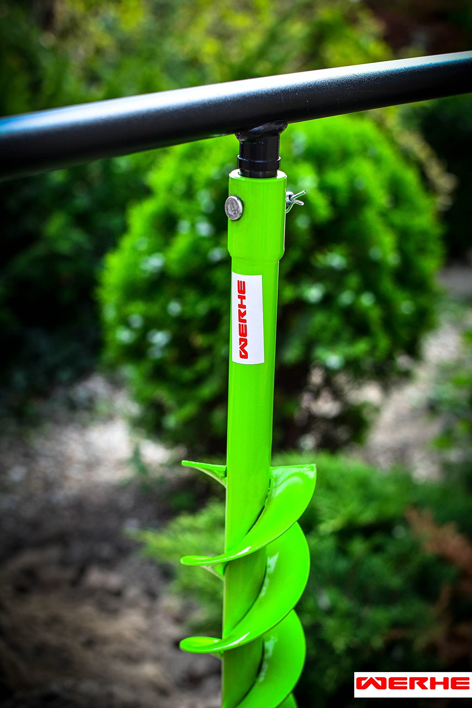 WERHE Handgriff für Erdbohrer – Extra langer Griff 56 cm für sicheres manuelles Bohren – Kompatibel mit 20 mm Aufnahme - Image 8