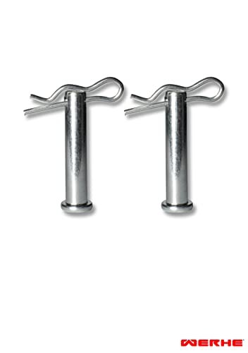 WERHE Profi Erdbohrer Adapter Set passend für SDS Plus Bohrhammer Pfahlbohrer und auch für SDS Max Akkubohrmaschine Mit 2tlg. Bolzen aus hochwertigem Federstahl - Image 4