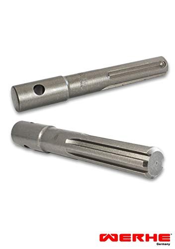 WERKON SDS Max Adapter für Erdbohrer – verbindet Bohrmaschinen mit SDS Max Aufnahme und Erdbohrern (40-200 mm) – Stabil aus Stahl, 140 mm Länge - Image 9